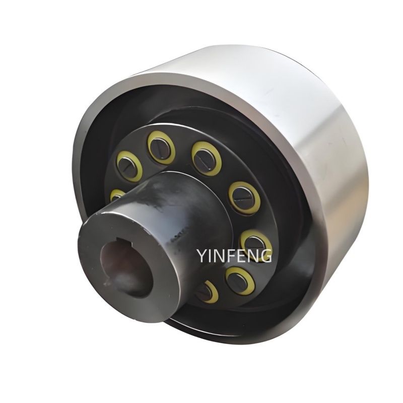 TLL type elastic column pin coupling with brake wheel
