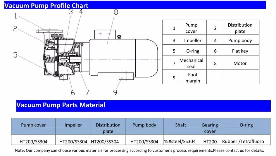 2BV Series Water Ring Vacuum Pumps